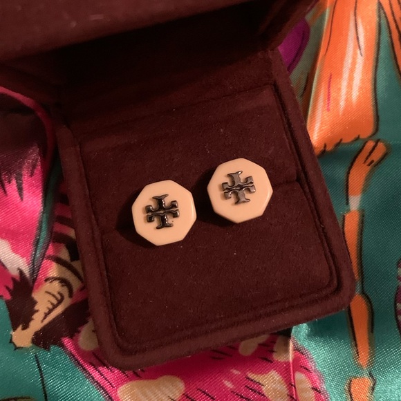 Tory Burch hexagon earrings - Picture 1 of 2